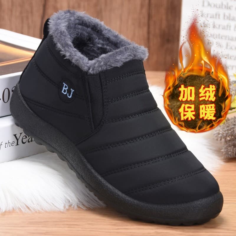 Comércio exterior novo estilo sapatos de algodão masculino velho pequim velo-velo quente pai sapatos poliuretano Casual