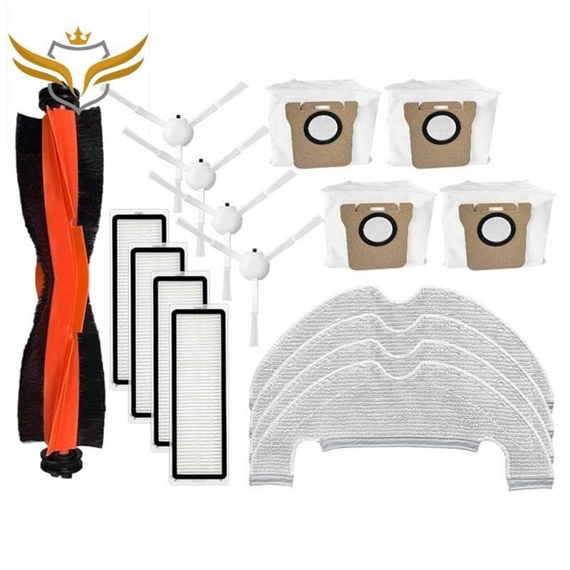 1Set Acessórios De Substituição Adaptado Para Xiaomi X10/B102GL Aspirador De Robô Escova Lateral Principal Panos De Esfr