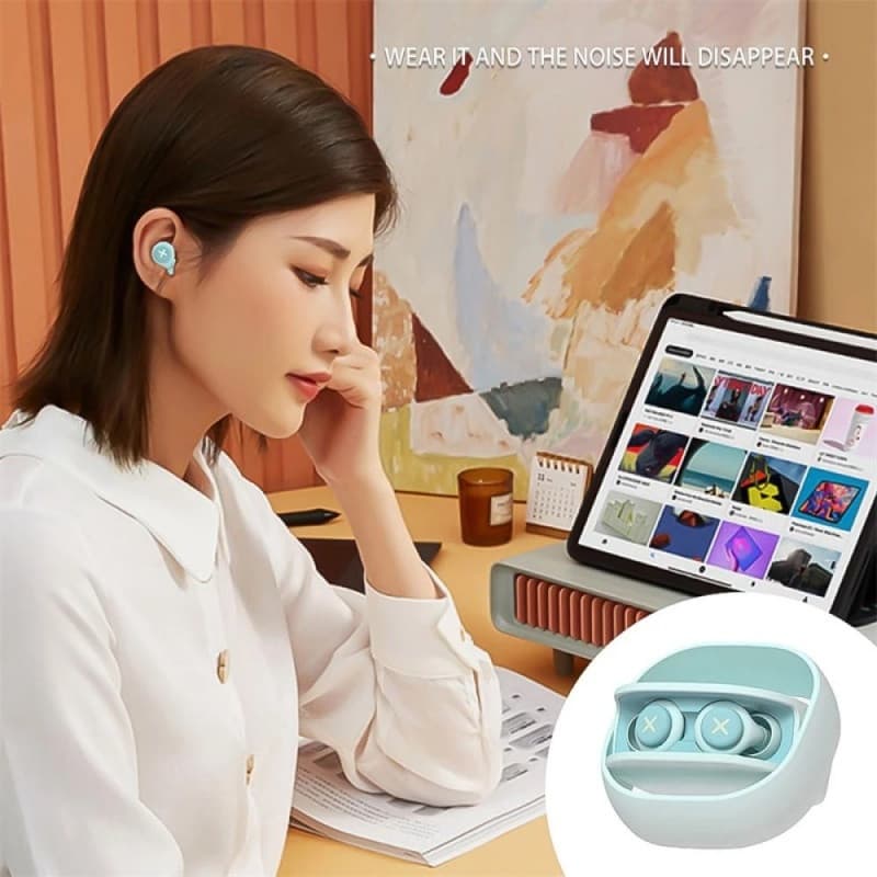 Tampões Auriculares De Silicone Isolamento Acústico Redução De Ruído Com Esponja Macia Protetor Auricular