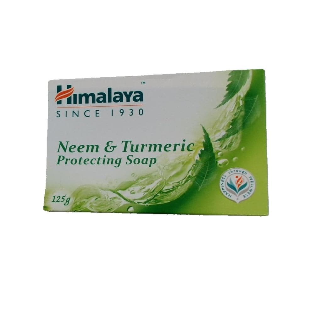 Sabonete em Barra Purificante de Neem e Cúrcuma Himalaya, Barras de Sabonete de Neem para Rosto e Corpo, Barra de Sabone