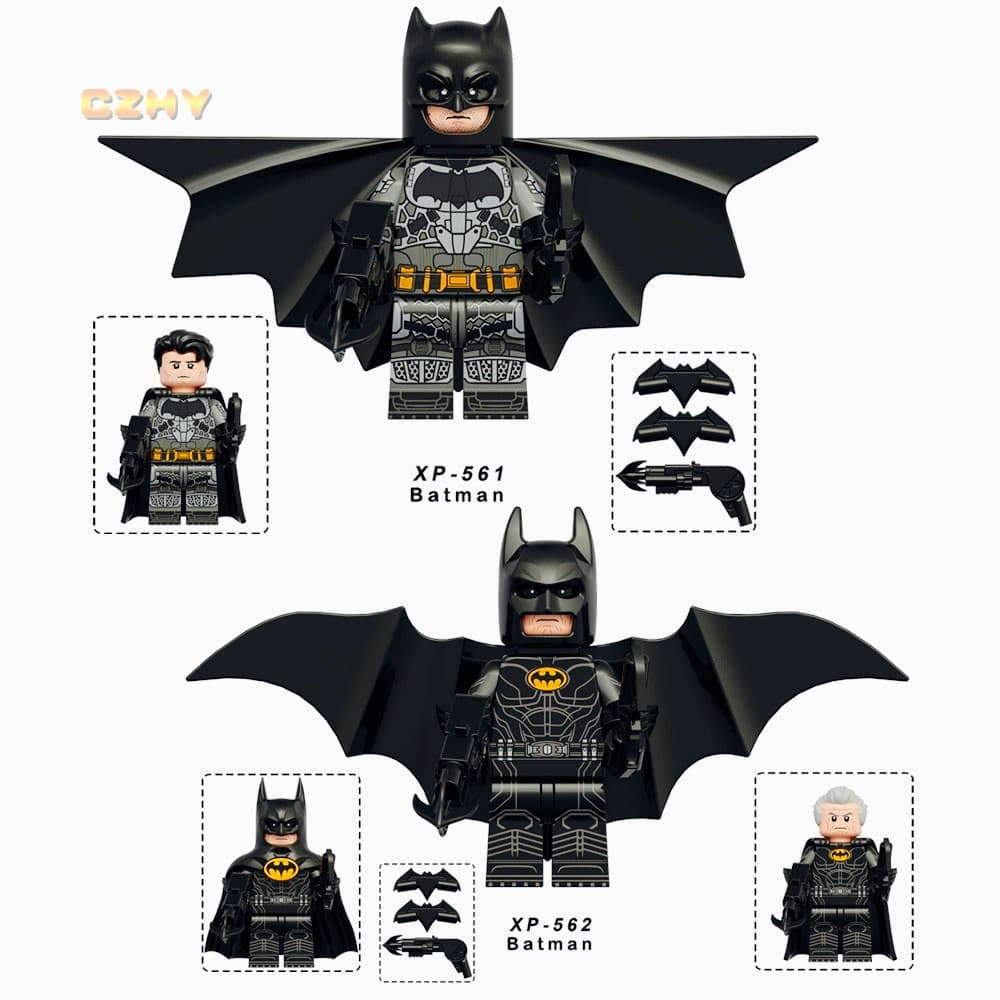 KT1075 The DC Bat Heroes Blocos De Construção Figura Crianças Brinquedos Presente