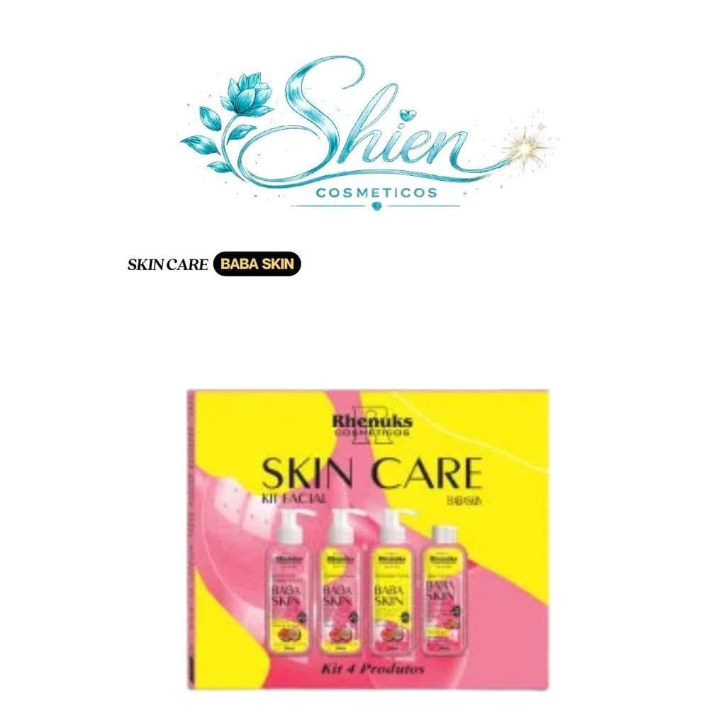 Kit Skin Care Baba Skin Com 4 Itens Rhenuks Cosméticos (Afilhado)