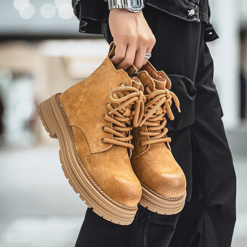 Martin botas masculinas botas de deserto 2026 novo estilo outono casal ruibarbo botas estilo britânico sapatos masculino