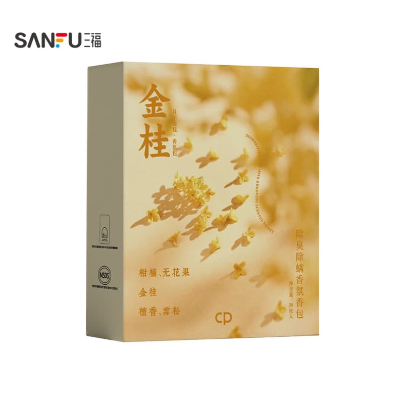 Sanfu CP Fragrância Floral 20 Sacos Sachê Multiuso Fragrância Criativa Periférica Portátil Fragrância Pessoal850485