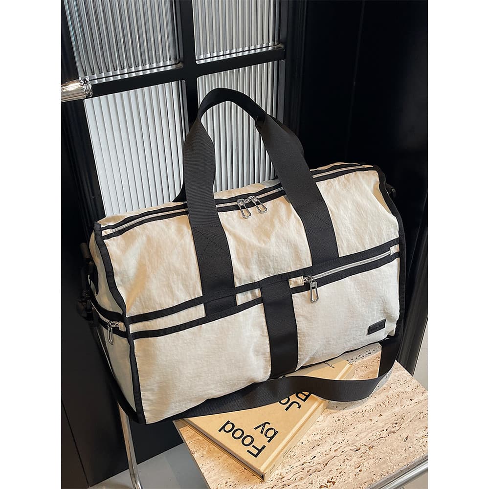 Bolsa de viagem 2024 novo estilo feminino saco de ginásio masculino grande capacidade saco de armazenamento esportivo à