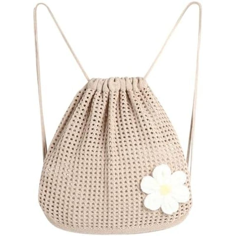 Sacola De Crochê Topdear , Bolsa De Praia De Malha Estética , Hippie Para Mulheres