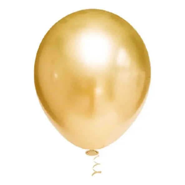 Bola Soprar Cromado N.16 C/12 Ouro - Festball