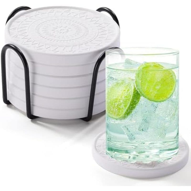 Conjunto De Porta-Copos De Terra Diatomácea Photect Com Suporte Pedra Absorvente Bandeja De Secagem Instantânea Para Pro