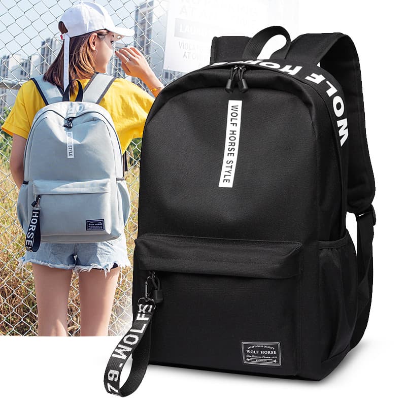 Mochila Masculina Versão Coreana High School Junior High School Alunos da Escola Primária Mochila Feminina Bolsa de Comp