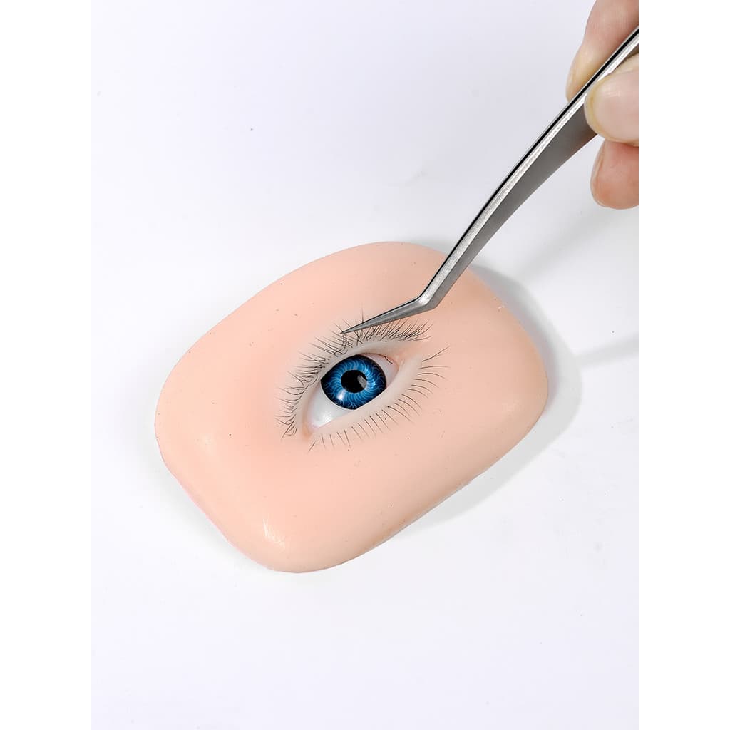 Módulo de prática de cílios de enxerto vem com cílios de três camadas beleza molde de cílios simulação olhos iniciantes