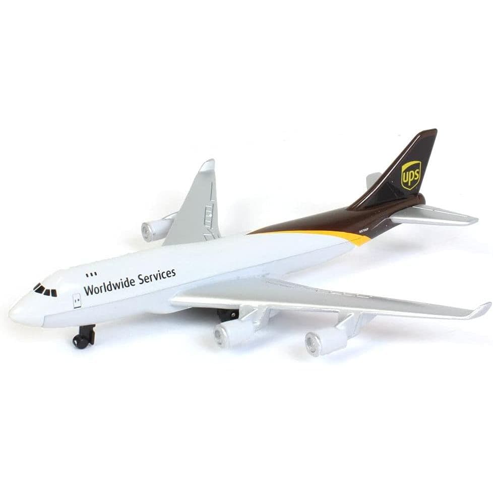 Avião de Brinquedo Daron – UPS – Modelo de Avião de Metal Fundido com Peças de Plástico para Crianças a Partir de 3 Anos