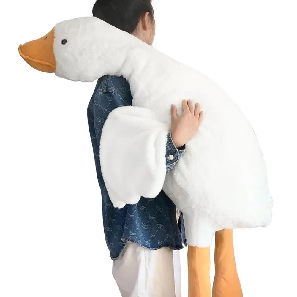 Brinquedo de Pelúcia com Design de Ganso Fofo, Bicho de Pelúcia Macio, Brinquedos de Pelúcia para Crianças e Adultos, Al
