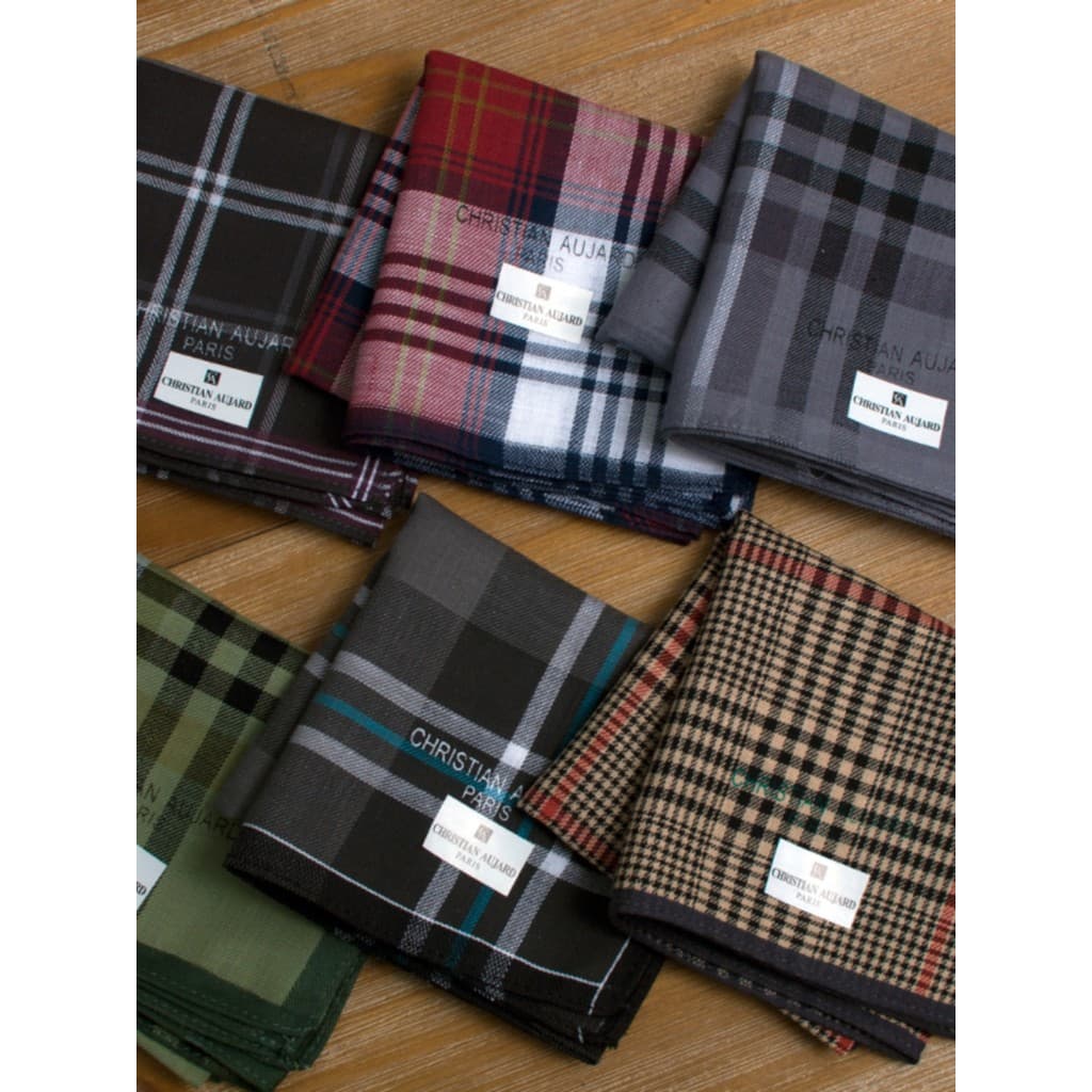 [Kupa] Lenço CA de marca importada coreana Lenço de negócios masculino Lenço de algodão absorvente de suor masculi