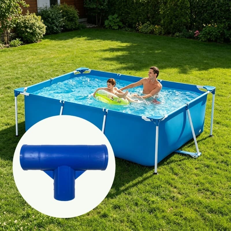 Treeling Encaixe De Mangueira De Piscina De Três Vias Para Manutenção Quintal Peça Sobressalente De Junta De Plástico Ad