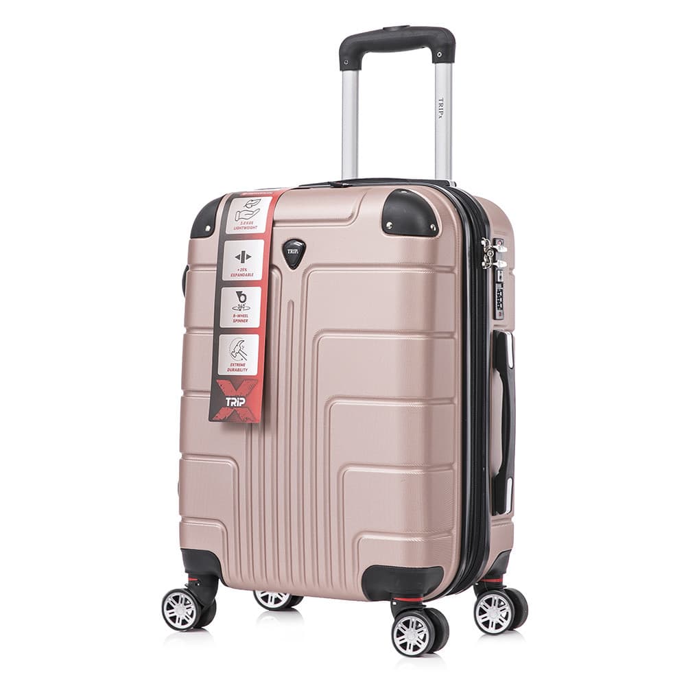 Mala De Viagem Média 23kg 4 Rodinhas de Giro em 360° TripX