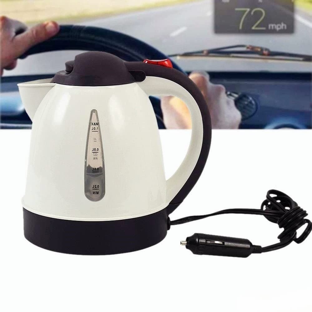 12V 24V Carro Caminhão Chaleira Aquecedor de Água 1000ml para Chá Café 740
