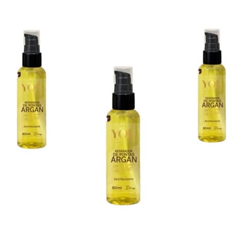 Kit 1 - 3 Reparador De Pontas Óleo de Argan YOU Nutrição e Hidratação