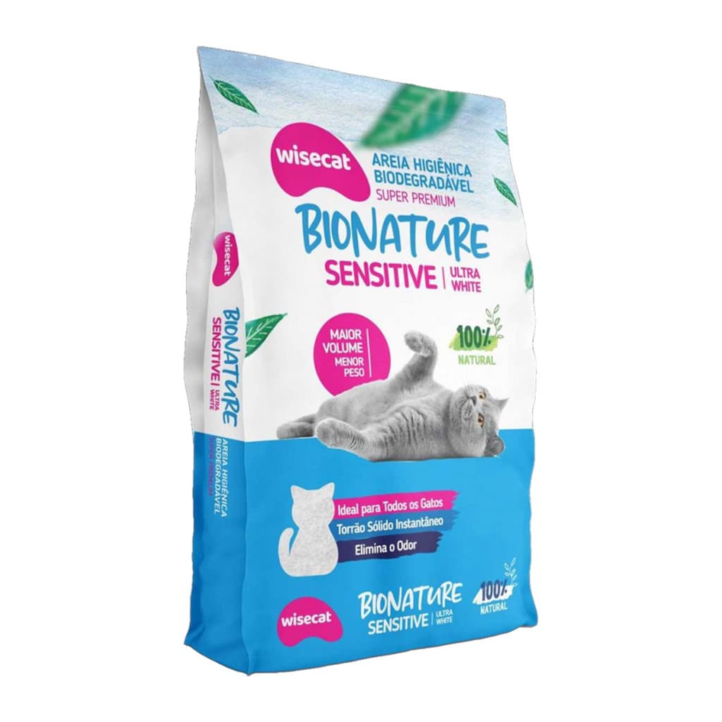 Areia Biodegradável Bionature 2kg 4kg 6kg  8kg Super Premium