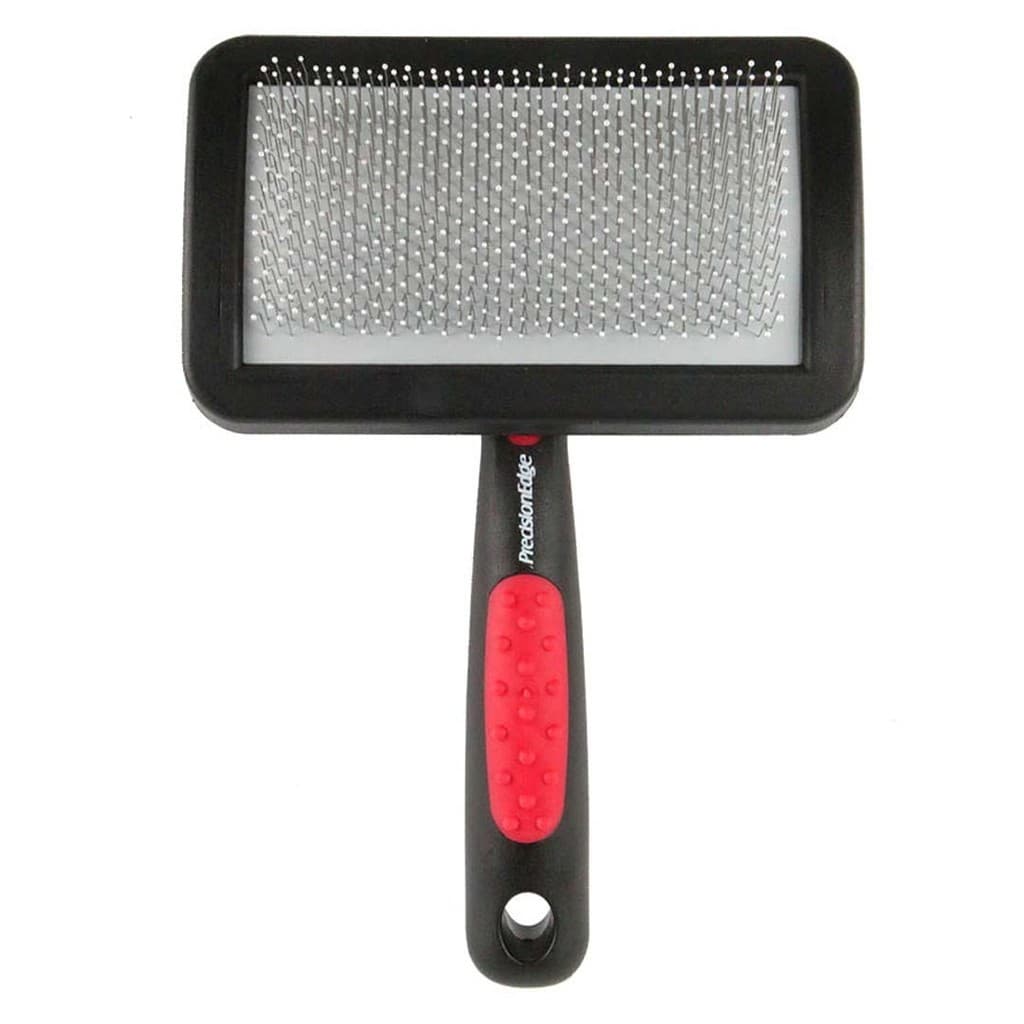 Rasqueadeira Profissional Curva Media 17mm Cerdas Altas com bolinha PrecisionEdge