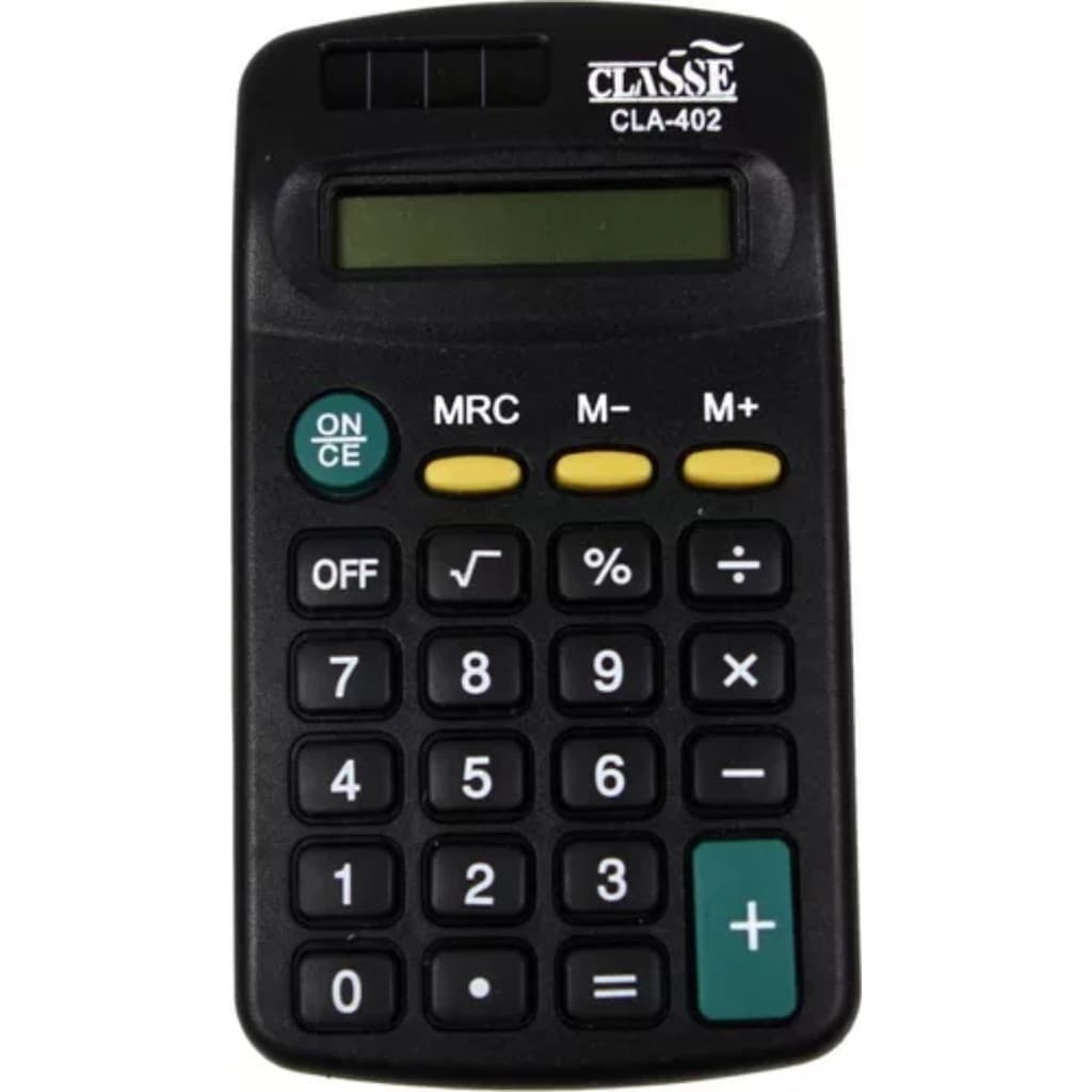 Calculadora De Bolso Compacta Para Comércio Escola E Escritório Leve E Prática Entrega Rápida