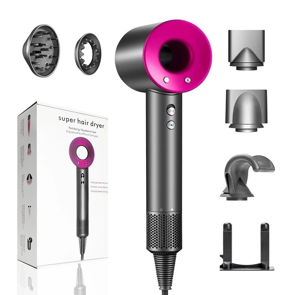Novo Secador De Cabelo Doméstico Secador De Cabelo De Alta Velocidade Secador De Cabelo Silencioso 110V