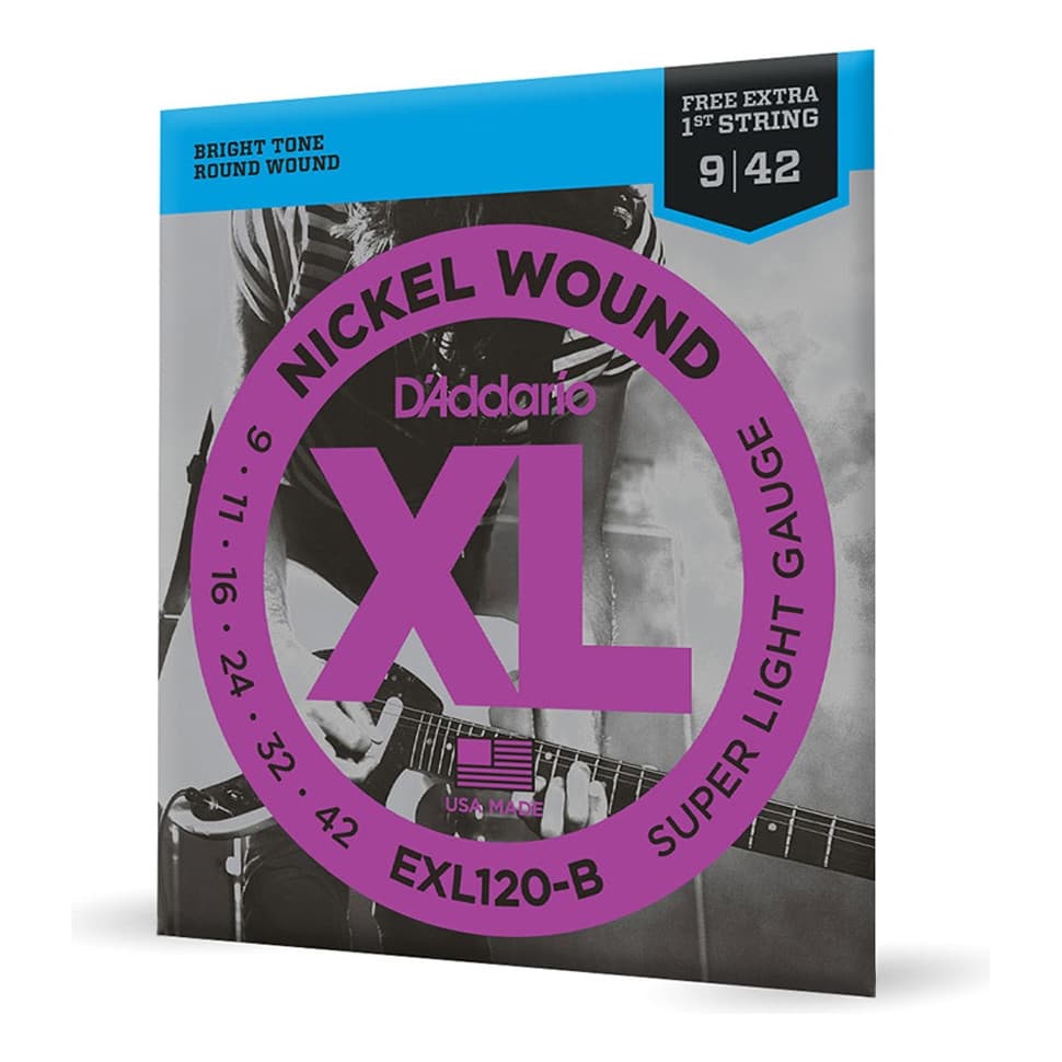 Encordoamento Daddario Para Guitarra 0,9 Super Light Exl120
