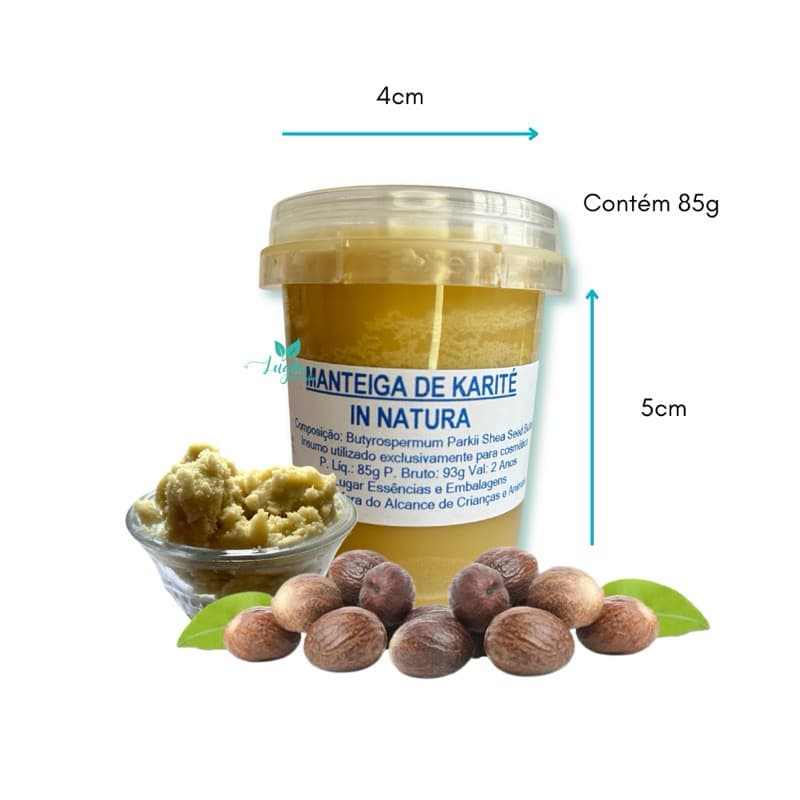 Manteiga de Karité In Natura 85g - Uso Cosmético