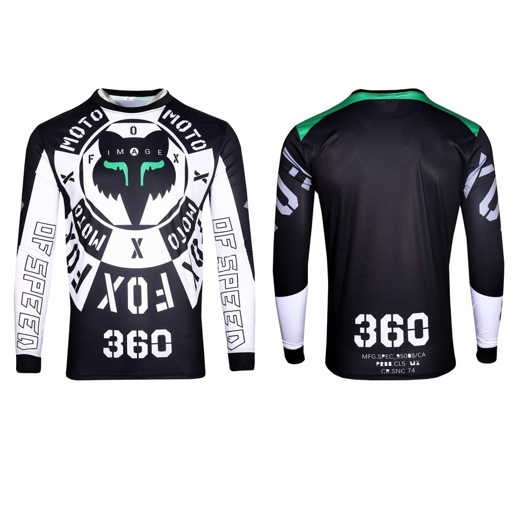 Dri Fit Motocross Jersey Manga Longa Motocicleta Bicicleta Equitação Camisa Para Homens Mulheres Esportes Off Road
