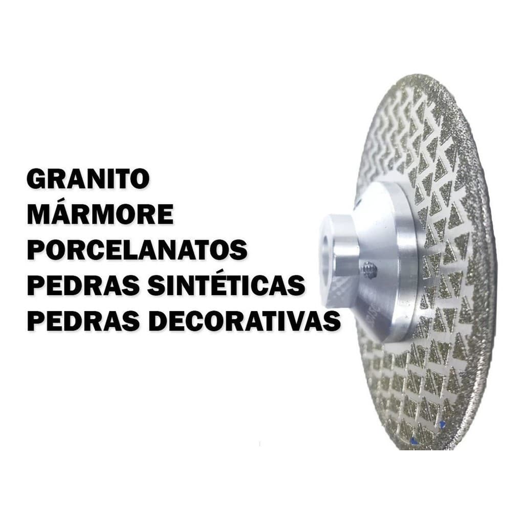 Disco Diamantado Corte e Desbaste 4.12" 115mm Rosca M14 Cortag