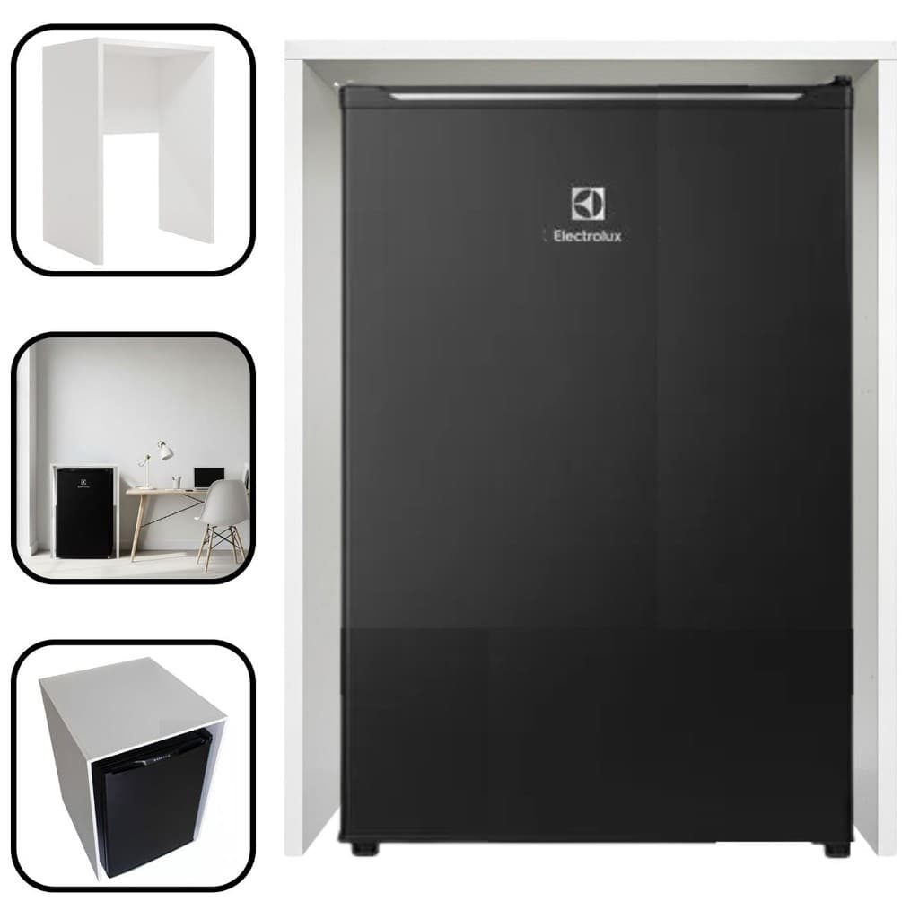 Nicho Decorativo Bancada Para Frigobar 90x61x45cm Branco