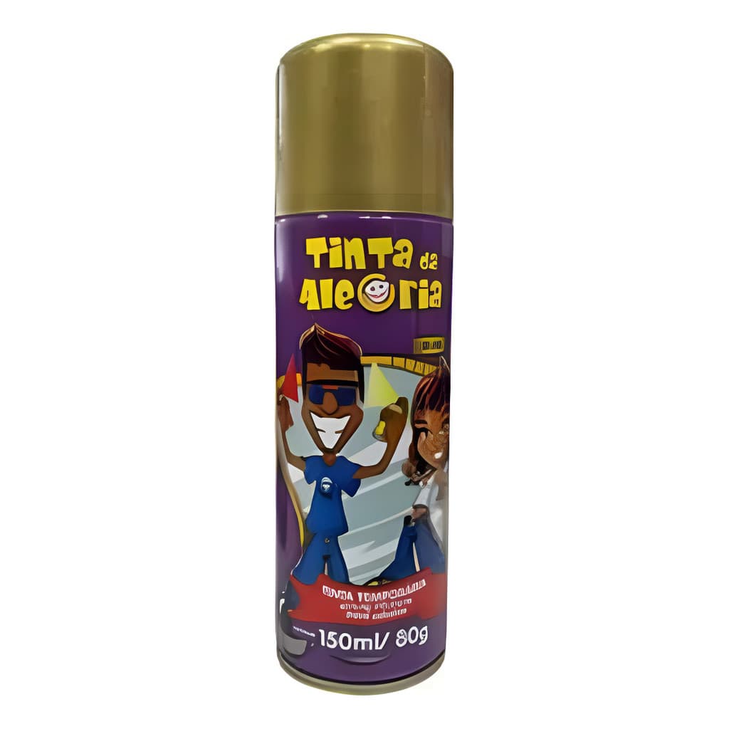 Tinta Da Alegria Spray Colorido Para Cabelos Infantil 150ml