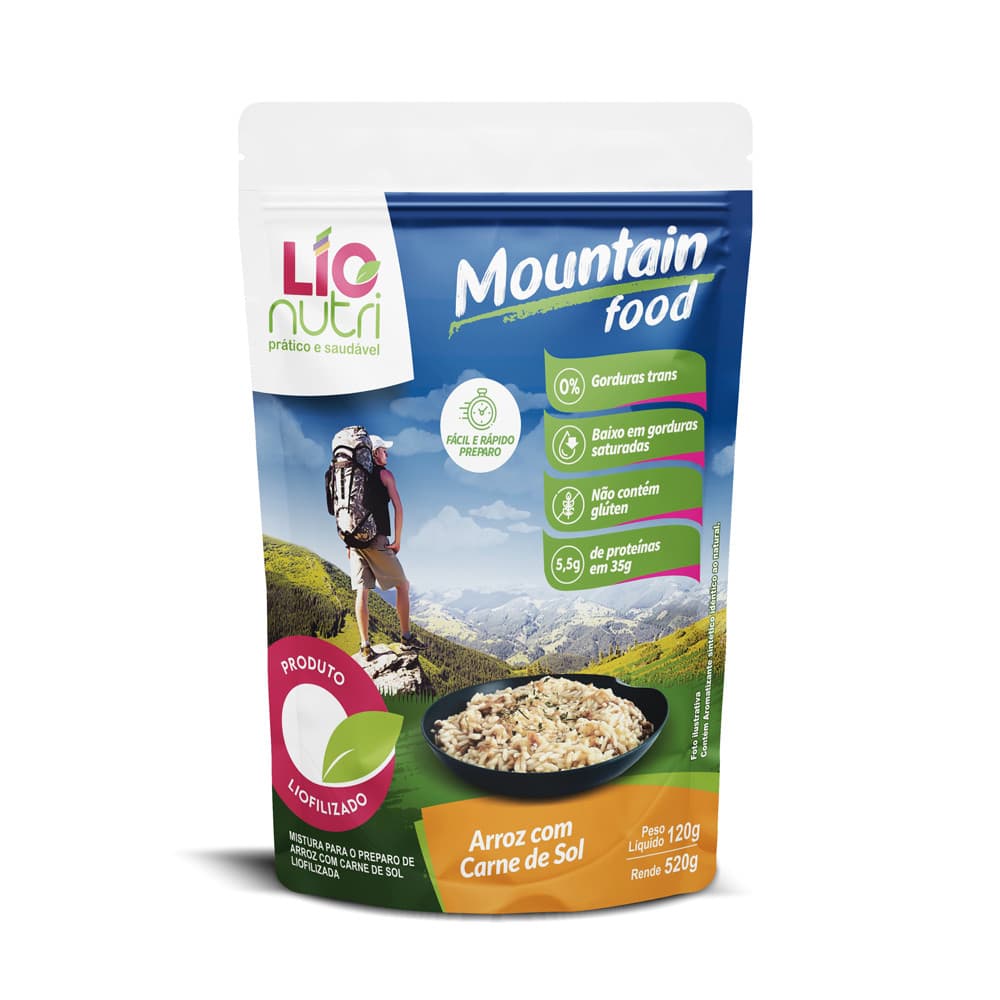 Comida Liofilizada Arroz Com Carne De Sol Mountain Food