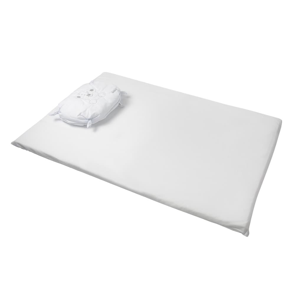 Colchonete Berço Desmontável 100x70 D18 Tecido 100% Algodão