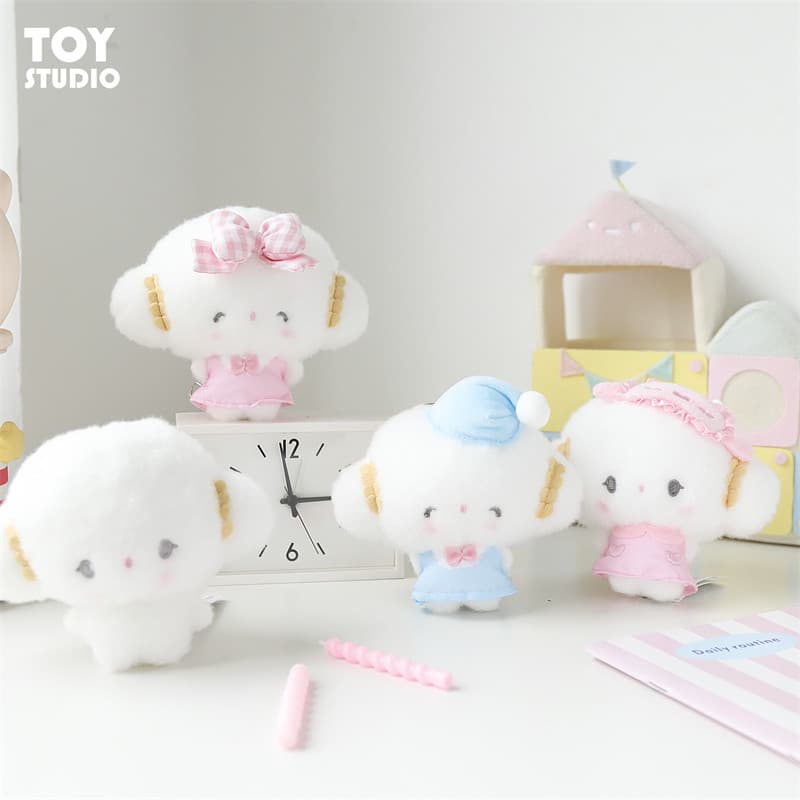 Genuíno Sanrio trigo nuvem pingente bonito dos desenhos animados nuvem boneca de pelúcia pingente estudante namorada cha
