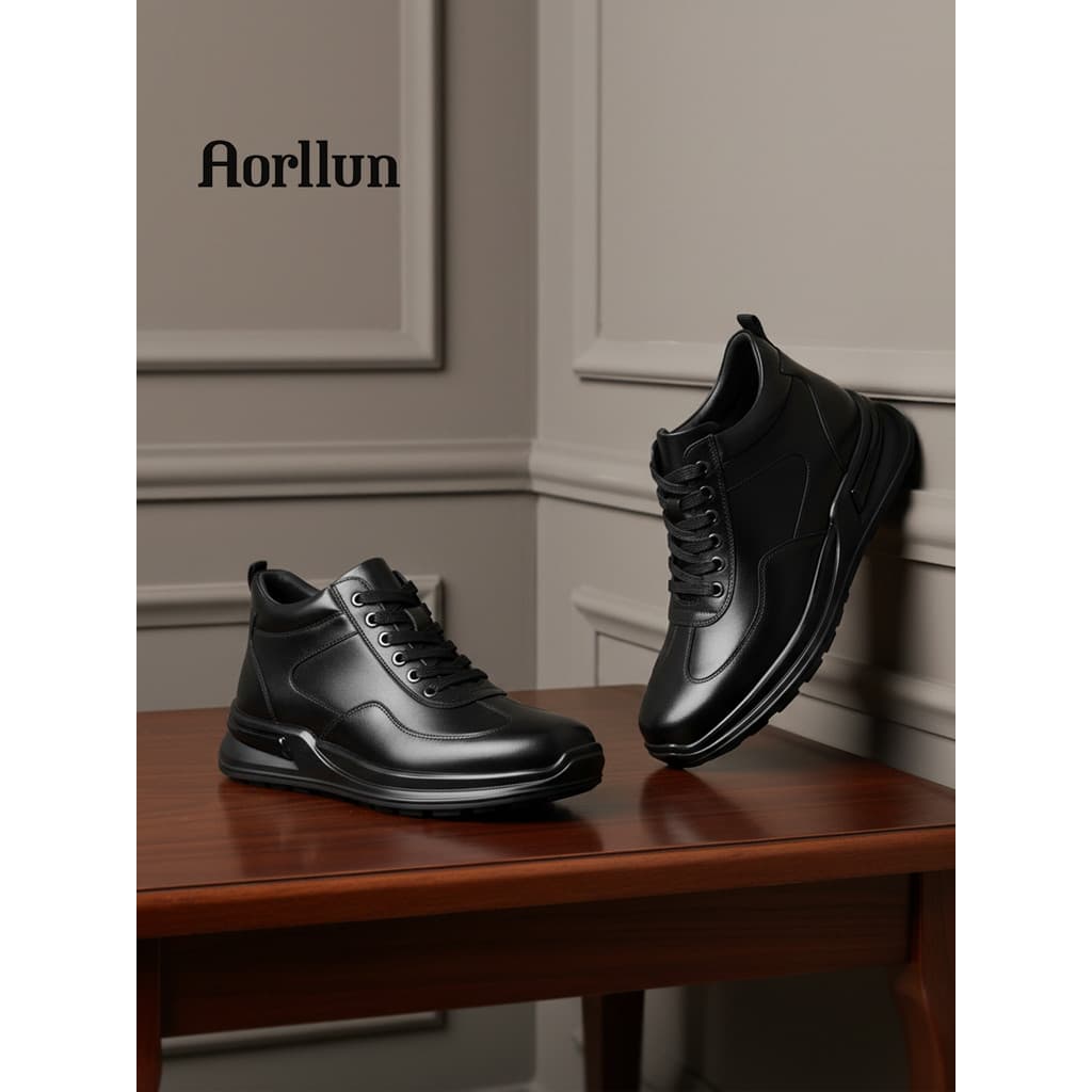 Botas curtas de couro genuíno masculino 2025 inverno novo estilo velo-velo botas de couro quente camada superior botas m