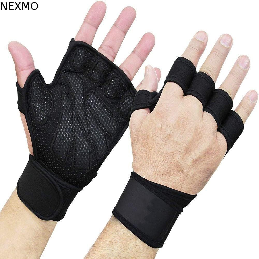 NEXMO 1 Par De Luvas Protetoras De Palma , Almofadas De Proteção De Fitness Antiderrapantes E Resistentes Ao Desgaste ,