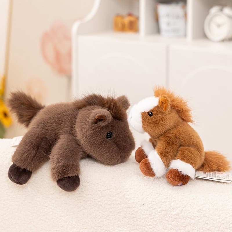 Mini Cavalo Perfumado Boneca De Pelúcia Tamanho Palma Almofada De Pulso Série Animal Brinquedo De 2026 Ano Do Mascote De