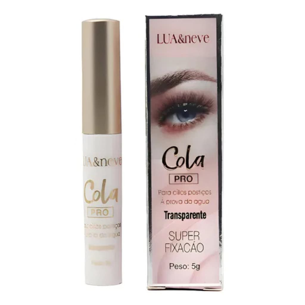 Cola para Cílios Lua & Neve - À Prova D'água Longa Duração