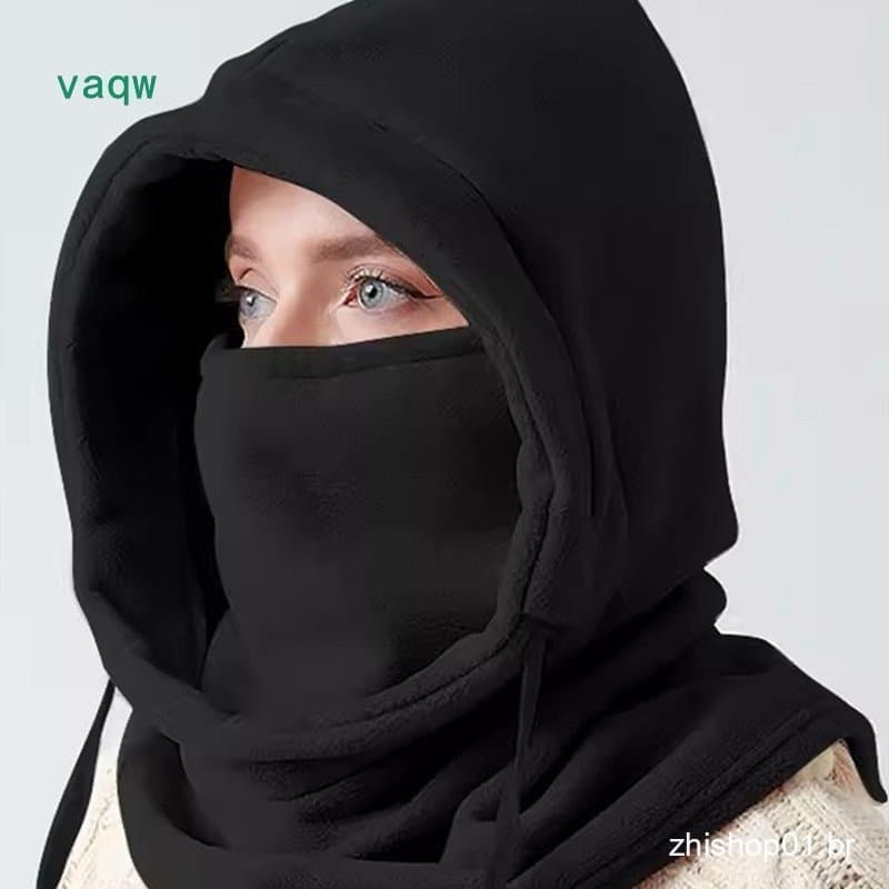 Chapéu De Lã Para Motocicleta De Montanha Com Capuz À Prova De Vento Máscara De Pescoço Quente