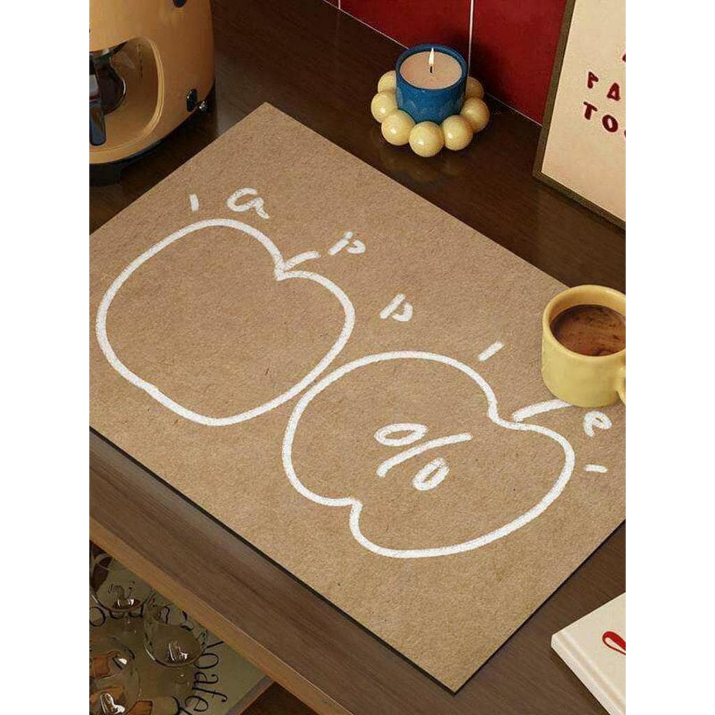 Retro ins estilo Placemat isolamento térmico contador de cozinha resistente à sujeira fácil de limpar couro Desktop barr
