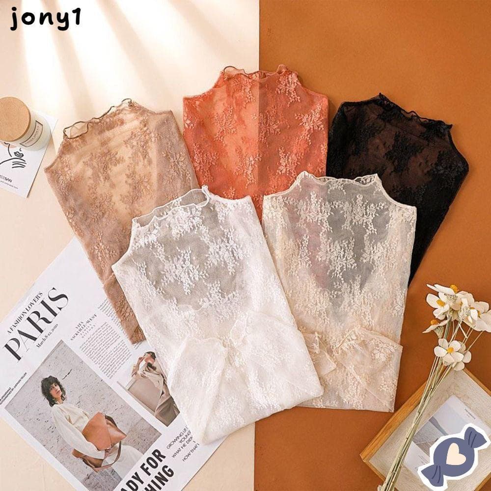 Camisetas THUY , Blusa Preta Transparente , Blusas Femininas De Malha De Manga Comprida