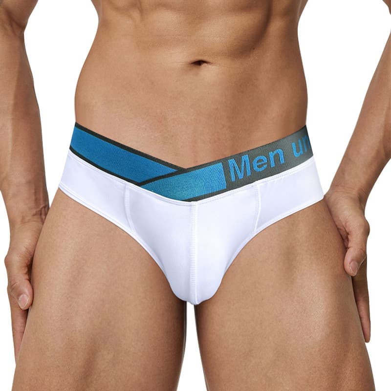 Novo legal masculino em forma de V cintura Design briefs na moda Shorts briefs
