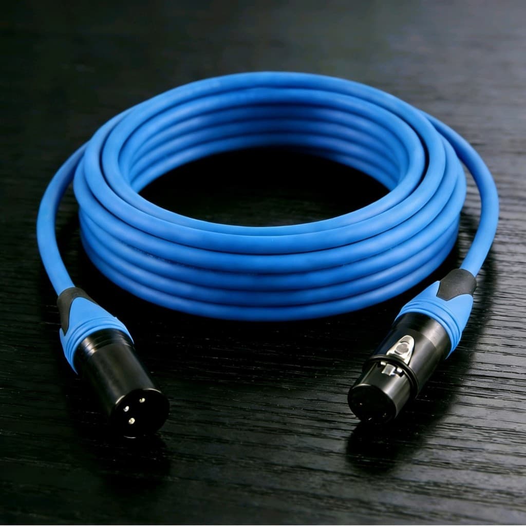 Cabo XLR colorido, cabo de microfone de alta qualidade, cabo de conexão de áudio balanceado XLR para mixer