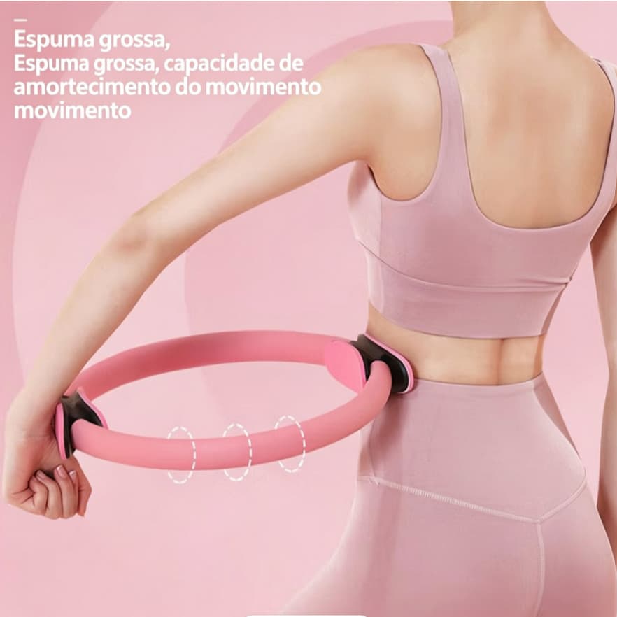 Anel Tonificador Arco Para Yoga Pilates Ginástica 38CM