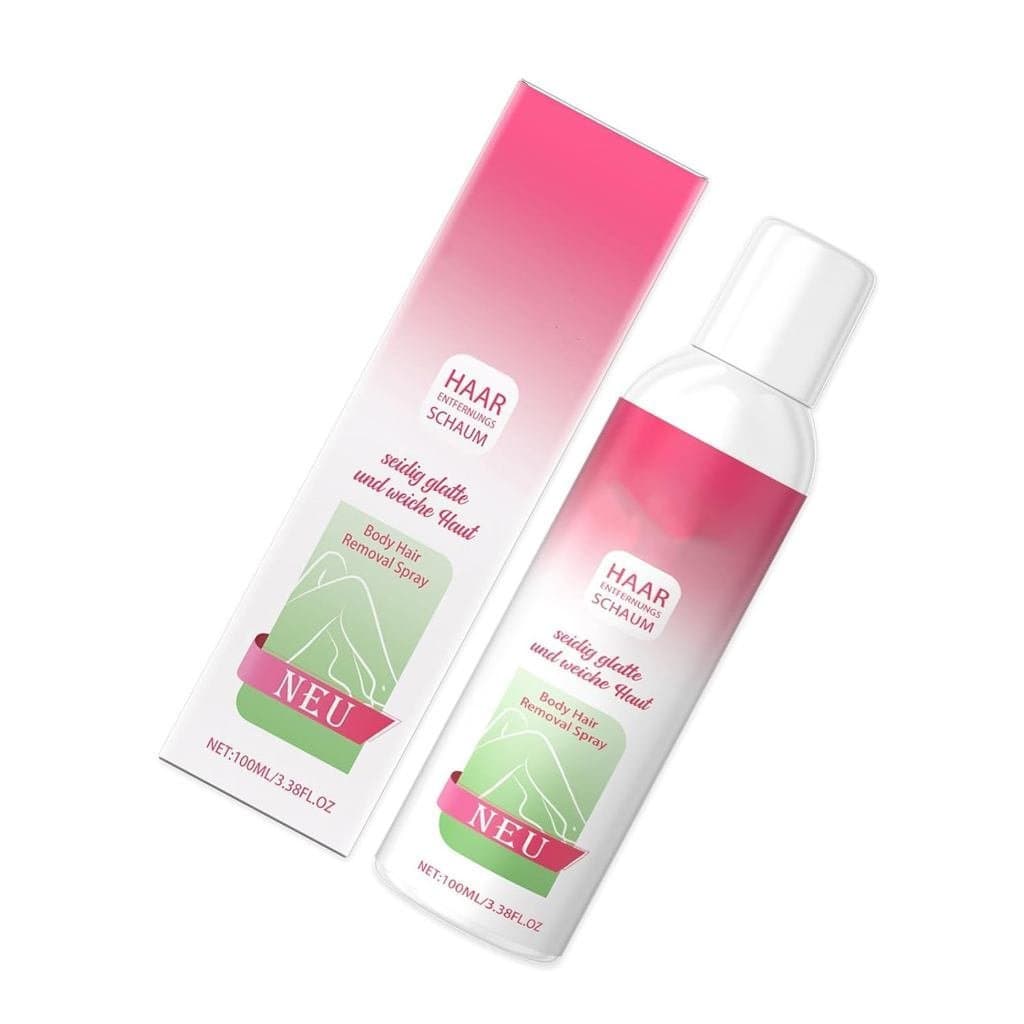 Sprays Depilatórios Hidratantes de Ação Rápida para Remoção de Pelos em Peles Sensíveis, Cobertura de 360 Graus e Aroma
