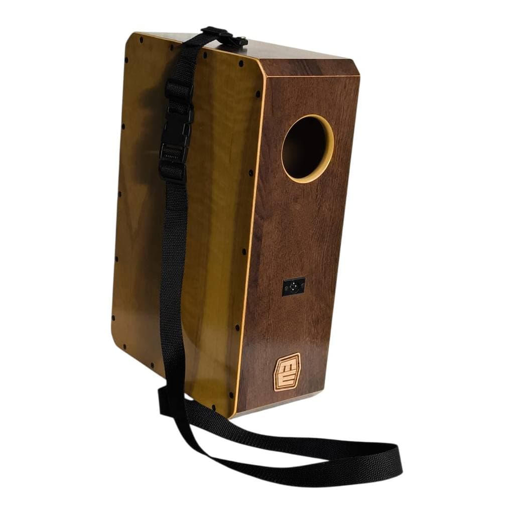 Cajón Compacto Elétrico Para Percussão Marcos Brandão
