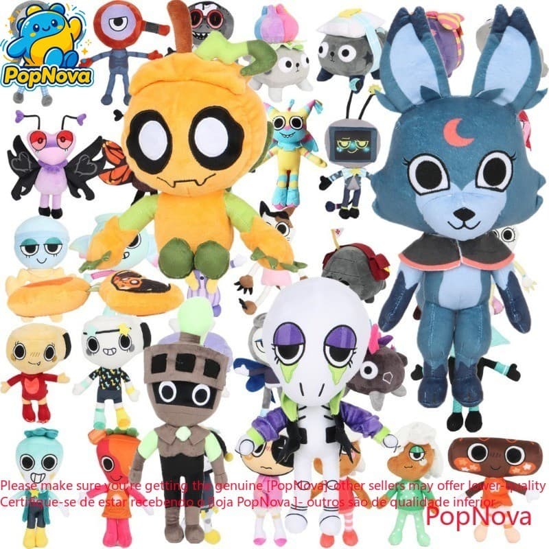 Dandys World Plush , Robloxs Pumpkin Astro Toys Plushie Para Meninos Boneca Macia Brinquedos De Pelúcia Presentes De Ani