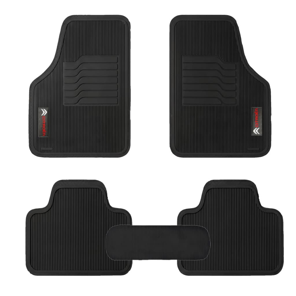 Jogo Tapete De Borracha Personalizado Citroen 5 Peças Luxo