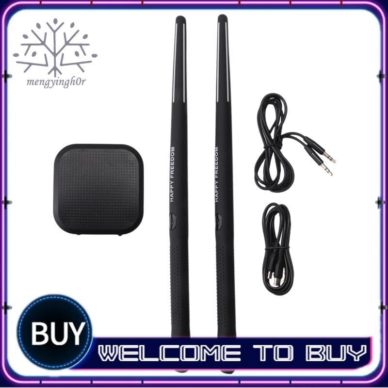 Conjunto De Bateria De Ar Eletrônica Portátil-Baquetas E Pedais Virtuais , Ideal Para Iniciantes , Crianças Adultos