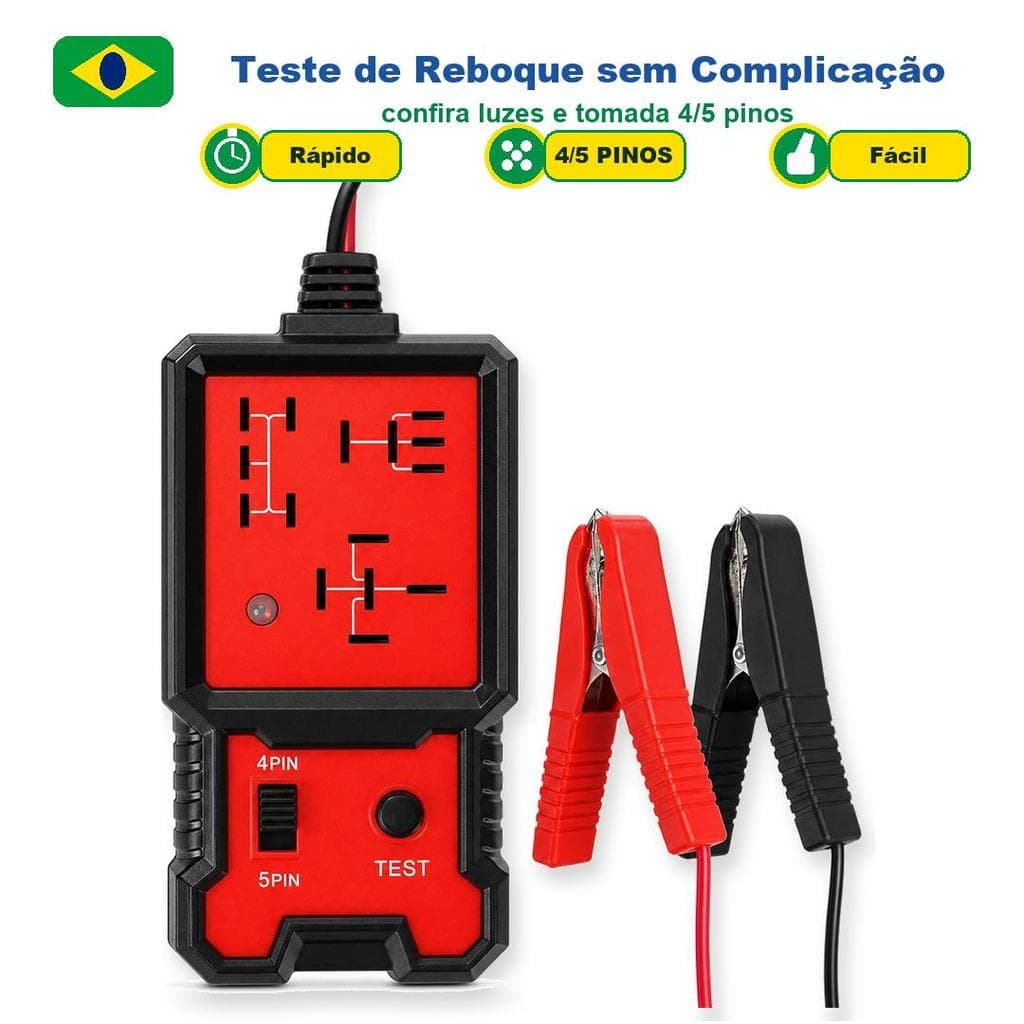 Testador De Relé Automotivo Universal Para Carro-Automotivo e moto Ferramentas de reparo de velculos Ferramentas de diag